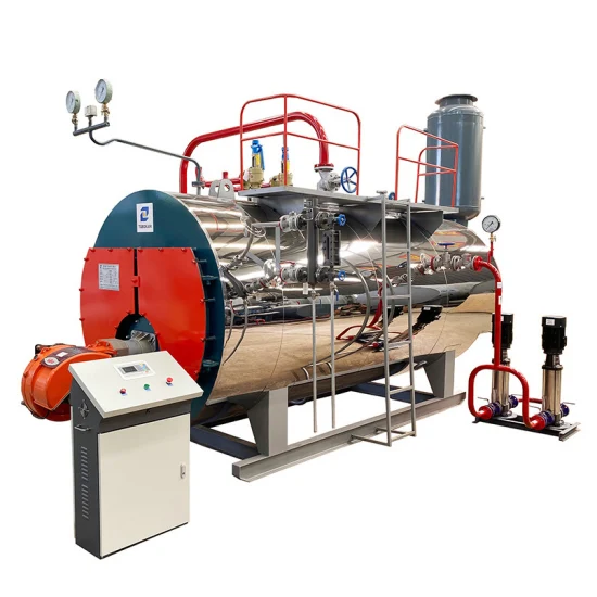Caldaia a vapore a gasolio e gas da 15 tonnellate/ora con scambiatore di calore per impianto EPS