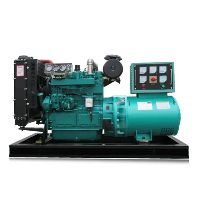 Set di generatori diesel di produzione cinese di tipo aperto o silenzioso da 30 kW